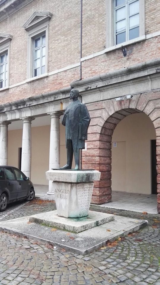 Angelo Celli's monument in Cagli 1..jpg